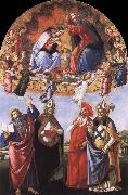 Sandro Botticelli The Coronation of the Virgin oil painting reproduction
